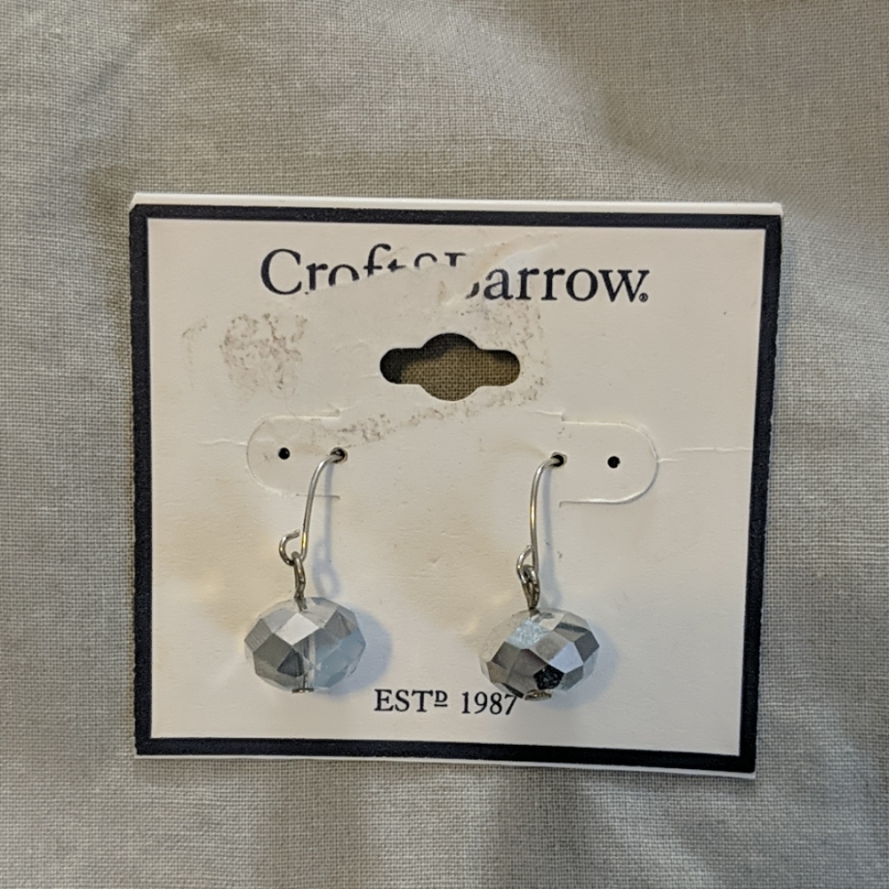 🏷️NWT Silver Bead Earrings